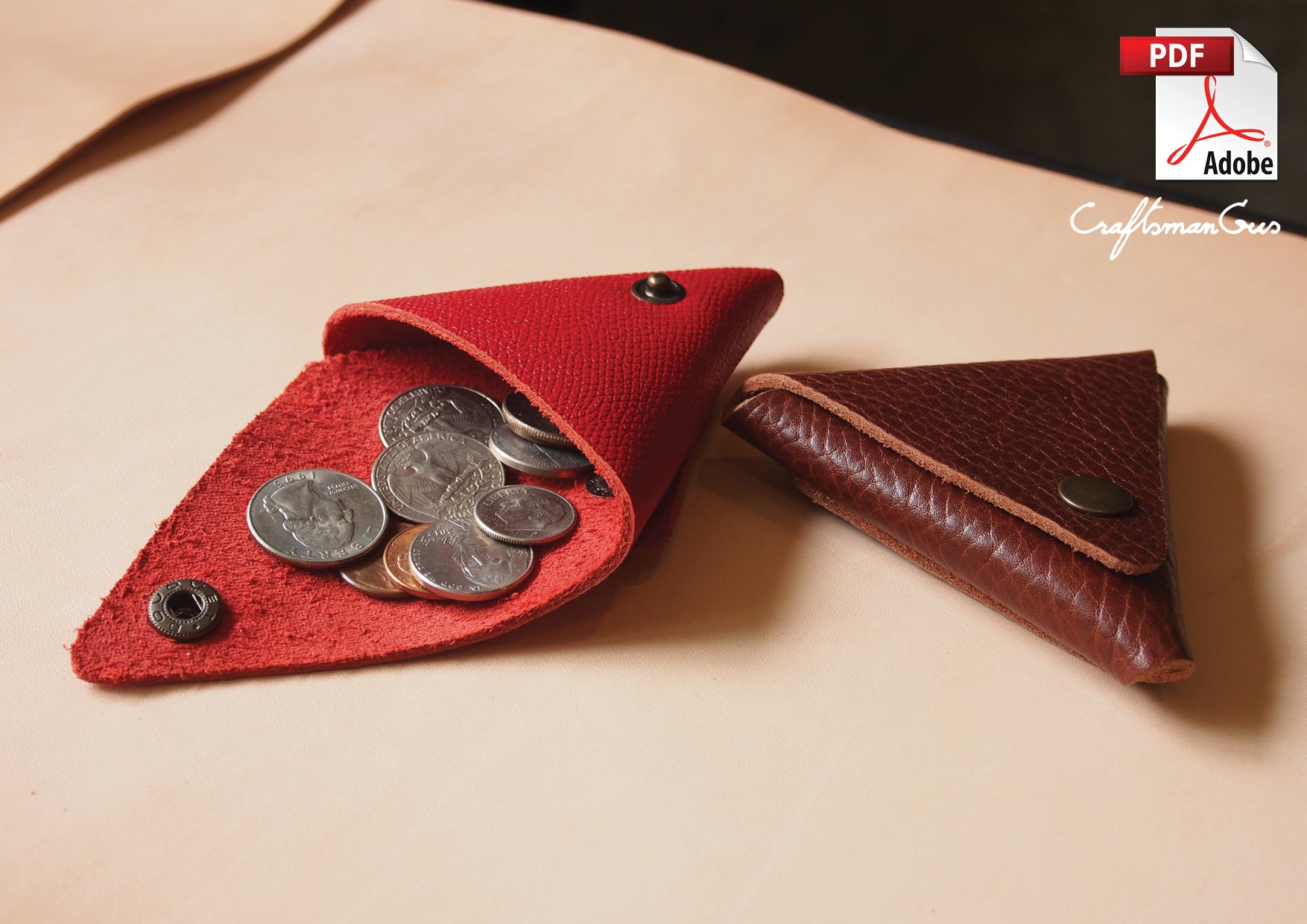 Tom Thumb Coin Purse Leather Craft Kit - Make Your Own Small Zipper Co —  Leather Unlimited