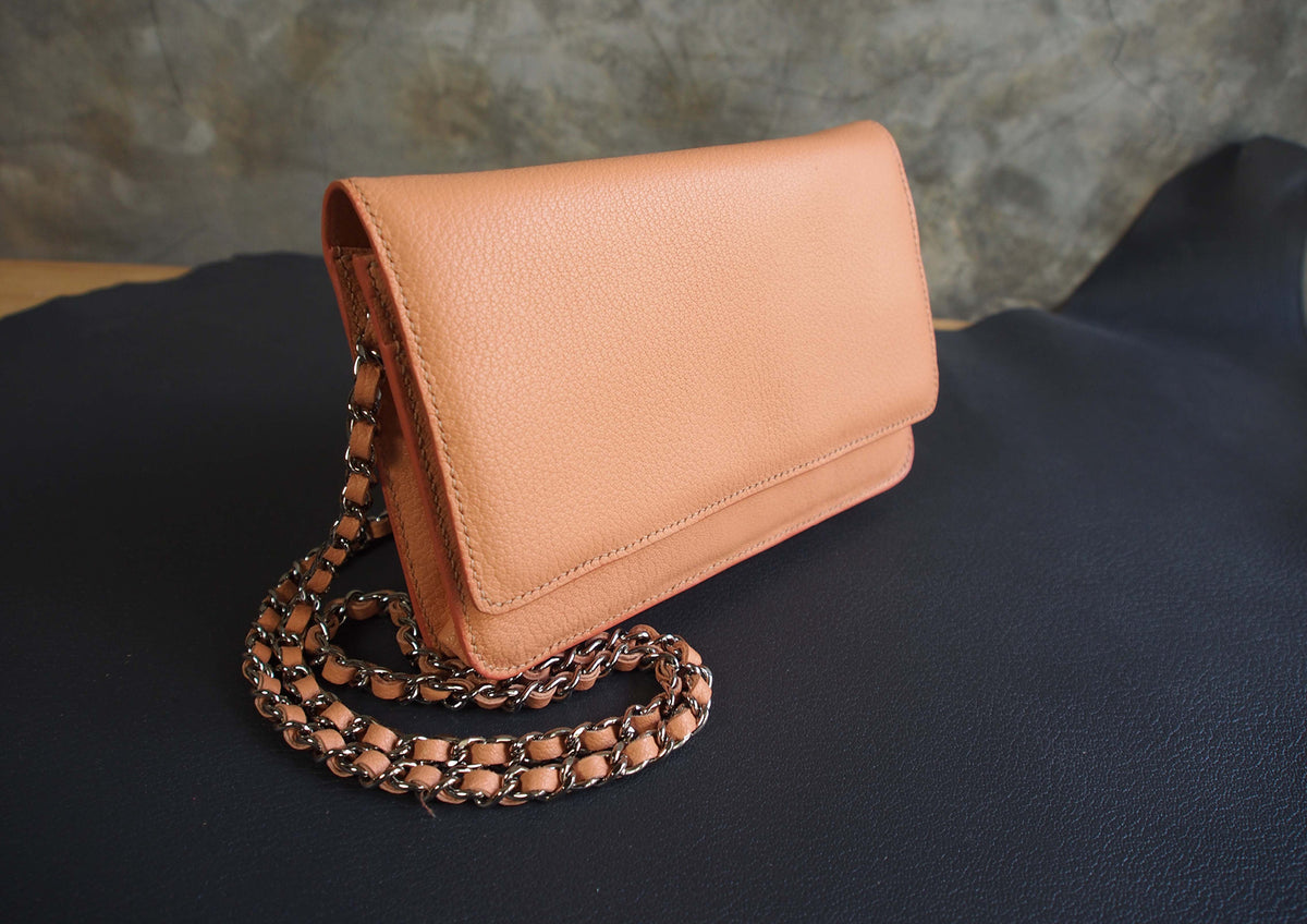 Wallet on Chain Leather Pattern – Leather Bag Pattern